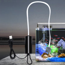 Load image into Gallery viewer, USB Air Oxygen Pump for Aquarium Silent Mini Oxygen Bubble Pump Portable Oxygen Pump for Fishing
