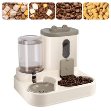 Load image into Gallery viewer, 2-in-1 Automatic Cat Feeder and Water Fountain Smart Gravity Feeder Bowl Easy to Clean Home Away Feeder for Pets Multi-Pet Feeding Solution
