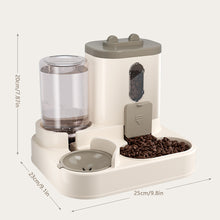 Load image into Gallery viewer, 2-in-1 Automatic Cat Feeder and Water Fountain Smart Gravity Feeder Bowl Easy to Clean Home Away Feeder for Pets Multi-Pet Feeding Solution
