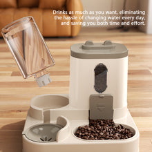 Load image into Gallery viewer, 2-in-1 Automatic Cat Feeder and Water Fountain Smart Gravity Feeder Bowl Easy to Clean Home Away Feeder for Pets Multi-Pet Feeding Solution
