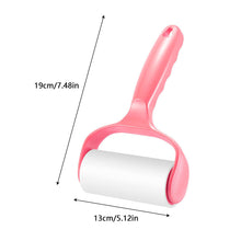 Load image into Gallery viewer, Pet Hair Remover Roller Reusable Sticky Lint Roller Clothes Lint Furniture Hair Cat/Dog Hair Remover Lint Roller Refill Sheets For Home/Travel/Office
