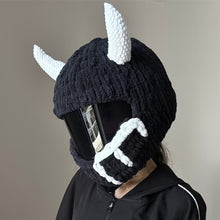 Load image into Gallery viewer, Motorcycle Helmet Covers Helmet Decorations Full Rabbit Plush Motocross Full Face Off Road Helmet Decoration Styling
