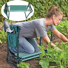 Load image into Gallery viewer, Garden Kneeling Stool With Tool Storage Bag Foldable Non-Slip Sponge Cushion Garden Stool Outdoor Gardening Supplies
