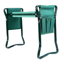 Load image into Gallery viewer, Garden Kneeling Stool With Tool Storage Bag Foldable Non-Slip Sponge Cushion Garden Stool Outdoor Gardening Supplies
