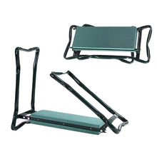Load image into Gallery viewer, Garden Kneeling Stool With Tool Storage Bag Foldable Non-Slip Sponge Cushion Garden Stool Outdoor Gardening Supplies
