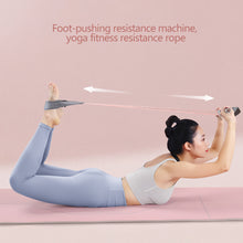 Load image into Gallery viewer, Fabric Foot Pedal Pull Rope Sit-up Abdominal Toning Yoga Stretching Assist Tool Home Fitness Equipment
