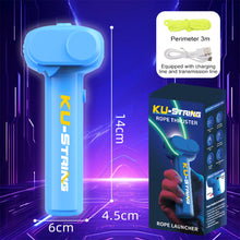 Load image into Gallery viewer, Electric Rope Launcher Handheld Luminous Rope Shooter Cat Teaser Stress Relief Enhancing Parent-Child Interaction Toy
