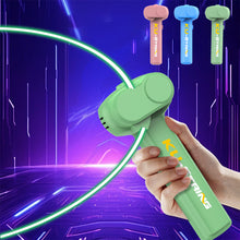 Load image into Gallery viewer, Electric Rope Launcher Handheld Luminous Rope Shooter Cat Teaser Stress Relief Enhancing Parent-Child Interaction Toy
