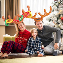 Load image into Gallery viewer, Christmas Ring Toss Game Interactive Inflatable Headband Holiday Fun Party Entertainment Toys Gift For Family Children Friend Party Game

