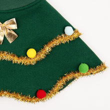 Load image into Gallery viewer, Christmas Dog Cape Festive Pet Cloak Adorable Christmas Role-Play Outfit Christmas Tree Attire Dog Dress Funny Pet Christmas Clothing
