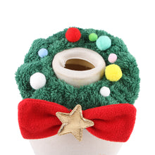 Load image into Gallery viewer, Christmas Pet Collar Cat Dog Costume Scarf Eye-catching Christmas Pet Item Party Wear Pet Photoshoot Christmas Props Pet Christmas Supplies
