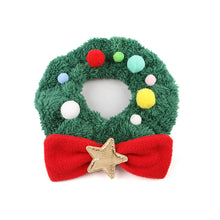 Load image into Gallery viewer, Christmas Pet Collar Cat Dog Costume Scarf Eye-catching Christmas Pet Item Party Wear Pet Photoshoot Christmas Props Pet Christmas Supplies
