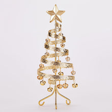 Load image into Gallery viewer, Bell Tabletop Christmas Tree Table Centerpiece Wrought Iron Vintage Style Christmas Mini Christmas Tree for Shelf Mini Christmas Tree
