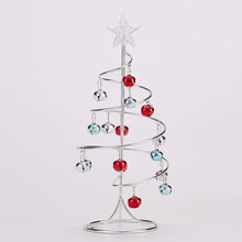 Load image into Gallery viewer, Bell Tabletop Christmas Tree Table Centerpiece Wrought Iron Vintage Style Christmas Mini Christmas Tree for Shelf Mini Christmas Tree
