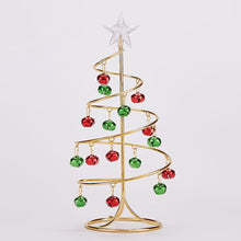 Load image into Gallery viewer, Bell Tabletop Christmas Tree Table Centerpiece Wrought Iron Vintage Style Christmas Mini Christmas Tree for Shelf Mini Christmas Tree
