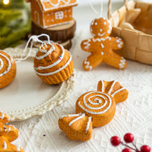 Load image into Gallery viewer, Christmas Cute Gingerbread Man Christmas Garland Accessory Ornament Festive Hanging Decor New Year Decorations
