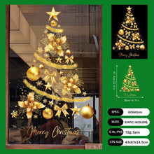 Load image into Gallery viewer, 2026 Christmas Static Cling Stickers Window Decals Santa Claus Scene Festive Window Decals Easy Apply No Residue Christmas Home Party Decor
