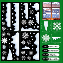 Load image into Gallery viewer, 2026 Christmas Static Cling Stickers Window Decals Santa Claus Scene Festive Window Decals Easy Apply No Residue Christmas Home Party Decor
