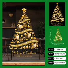 Load image into Gallery viewer, 2026 Christmas Static Cling Stickers Window Decals Santa Claus Scene Festive Window Decals Easy Apply No Residue Christmas Home Party Decor
