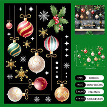 Load image into Gallery viewer, 2026 Christmas Static Cling Stickers Window Decals Santa Claus Scene Festive Window Decals Easy Apply No Residue Christmas Home Party Decor
