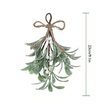 Load image into Gallery viewer, Christmas Artificial Mistletoe Bouquet Hanging Nordic Style Decorative Fake Vine Botanical Themed Christmas Holiday Fireplace Door Decor
