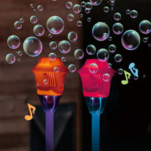 Load image into Gallery viewer, Lamp Soap Bubbles Machine Automatic Bubble Gun Creative Bubble Gun Toys Blower Maker Weeding Birthday Party Games Toys
