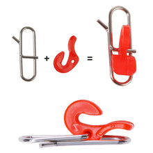 Load image into Gallery viewer, 10PCS Lure Quick Release Unhooker Tool Stainless Steel Snap Swivels Fishing Tackle Accessories
