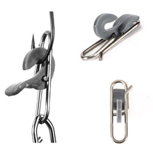 Load image into Gallery viewer, 10PCS Lure Quick Release Unhooker Tool Stainless Steel Snap Swivels Fishing Tackle Accessories
