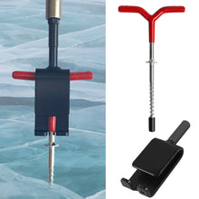 Load image into Gallery viewer, Multi-Functional Ice Anchor Tool For Securing Tent Pegs And Ice Screw Stands Ice Layer Chiseling Tool Winter Fishing Supplies
