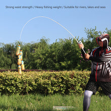 Load image into Gallery viewer, 1.6/1.8M Retractable Fiberglass Lure Fishing Rod M Power Gun/Straight Handle Long Cast Fishing Rod Segmented Handle Design
