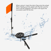 Load image into Gallery viewer, Foldable Ice Fishing Platform With Fishing Reel Portable Triangular Fishing Platform Fish Bite Alarm With Flag
