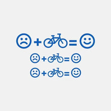 Load image into Gallery viewer, 1PC Children's Bicycle Emoji Sticker Waterproof Anti-Scratch Personalized Bicycle Decoration Sticker
