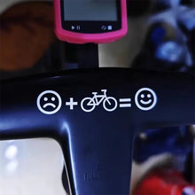 Load image into Gallery viewer, 1PC Children's Bicycle Emoji Sticker Waterproof Anti-Scratch Personalized Bicycle Decoration Sticker
