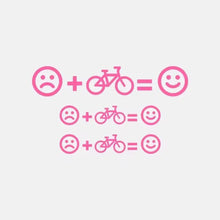 Load image into Gallery viewer, 1PC Children's Bicycle Emoji Sticker Waterproof Anti-Scratch Personalized Bicycle Decoration Sticker

