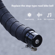 Load image into Gallery viewer, Mountain Bike Hidden Handlebar End Bell Loud Retro Brass Ring Horn Cycling Safety Warning Accessory
