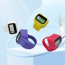 Load image into Gallery viewer, 1PC Portable Ring Counter LED Electronic Digital Display Hand Click Counter （Random Color ）
