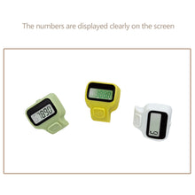 Load image into Gallery viewer, 1PC Portable Ring Counter LED Electronic Digital Display Hand Click Counter （Random Color ）
