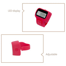 Load image into Gallery viewer, 1PC Portable Ring Counter LED Electronic Digital Display Hand Click Counter （Random Color ）
