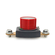 Load image into Gallery viewer, 12V 300A Brass Terminal Disconnect Switch Car Battery Power Switch with Voltage Display Battery Isolator Cut Off Switch
