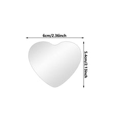 Load image into Gallery viewer, 2Pcs Heart Shape Frameless Car Adjustable Mirror Wide Angle Blind Spot Rearview Mirror HD Reverse Assistance Glass Safety Mirrors

