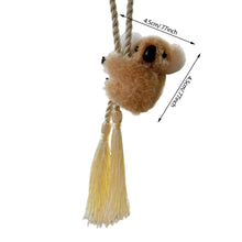 Load image into Gallery viewer, Car Hanging Ornament Creative Koala Premium Rearview Mirror Decor with Tassel Automotive Interior Accessory Plush Koala
