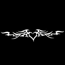 Load image into Gallery viewer, 98cm/39inch Creative DIY Heart Wings Sticker Car Windshield Vinyl Film Decal Self-Adhesive Auto Decor Removable Vehicle Tuning Accessory
