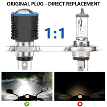 Load image into Gallery viewer, H6 BA20D H4 Motorcycle LED Headlight Bulb Spotlight Motos Accessories Hi Lo Lamp Fog Light White Yellow 12V
