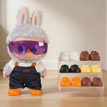 Load image into Gallery viewer, Adventure Goggles Protective Glasses Colorful Shoes Set For 38cm Large Labubu Doll Outfit Christmas Present Accessories
