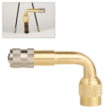 Load image into Gallery viewer, 90 Degree Angle Brass Motorcycle Bent Valve Adaptor Tyre Tube Valve Extension Adapter for Car Truck Motorcycle Cycling Accessories
