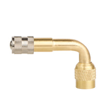Load image into Gallery viewer, 90 Degree Angle Brass Motorcycle Bent Valve Adaptor Tyre Tube Valve Extension Adapter for Car Truck Motorcycle Cycling Accessories
