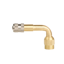 Load image into Gallery viewer, 90 Degree Angle Brass Motorcycle Bent Valve Adaptor Tyre Tube Valve Extension Adapter for Car Truck Motorcycle Cycling Accessories
