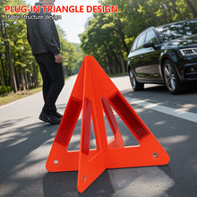 Load image into Gallery viewer, Foldable Car Warning Triangle Emergency Accident Stop Sign Reflective Safety Beacon Collapsible Hazard Warning Light
