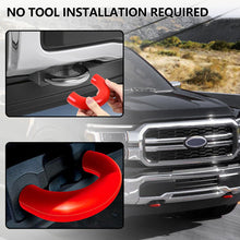 Load image into Gallery viewer, 2Pcs Trailer Tow Hooks Covers Tow Hook Sleeve Professional Silicone Receiver Covers Part for Ford F150 2004-2024 Bronco Base
