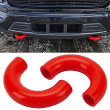 Load image into Gallery viewer, 2Pcs Trailer Tow Hooks Covers Tow Hook Sleeve Professional Silicone Receiver Covers Part for Ford F150 2004-2024 Bronco Base
